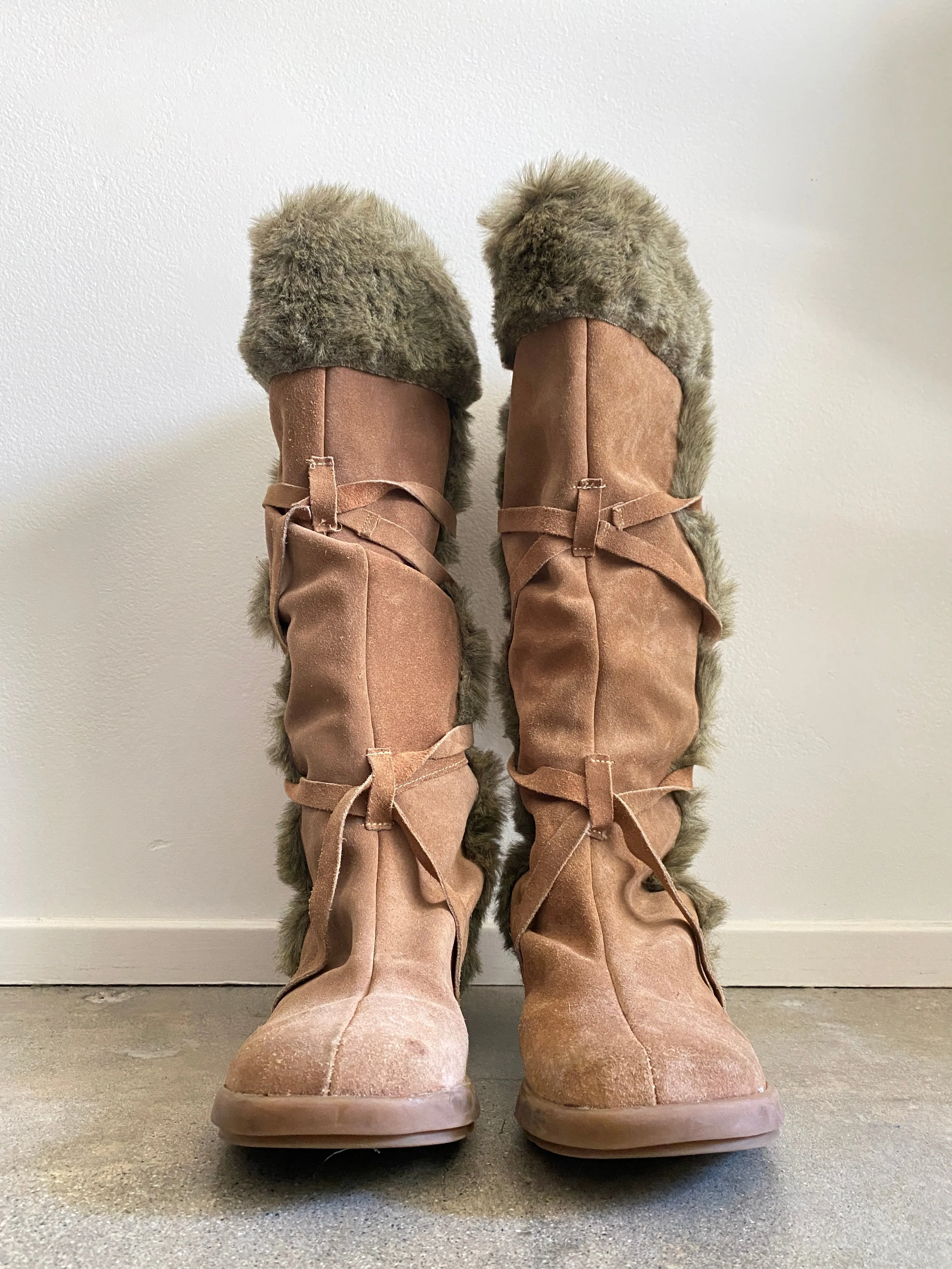 Kobe Bryant Adidas Shoes 00's Suede Furry Fairycire Boots