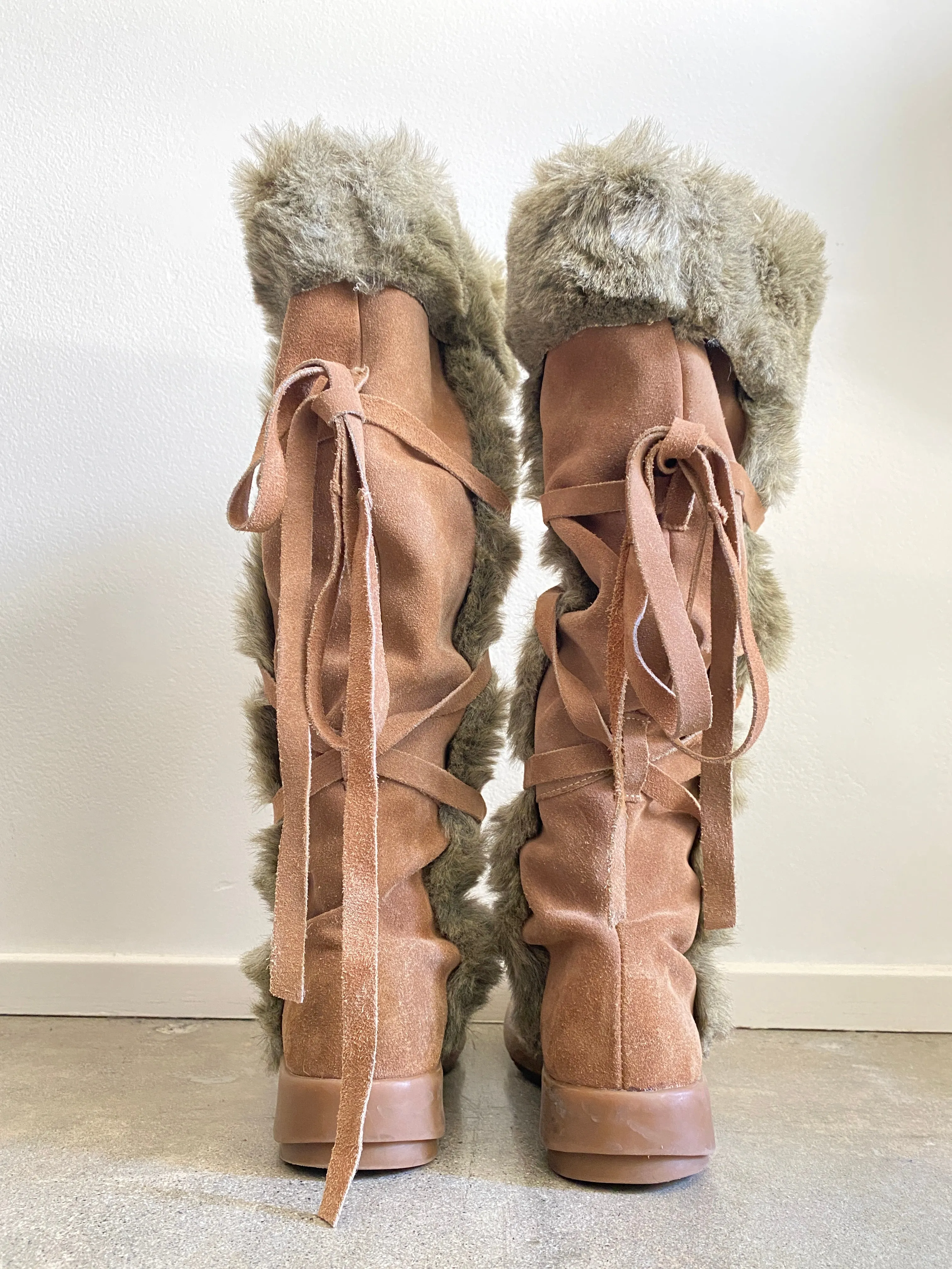 Adidas Samoa Shoes 00's Suede Furry Fairycire Boots