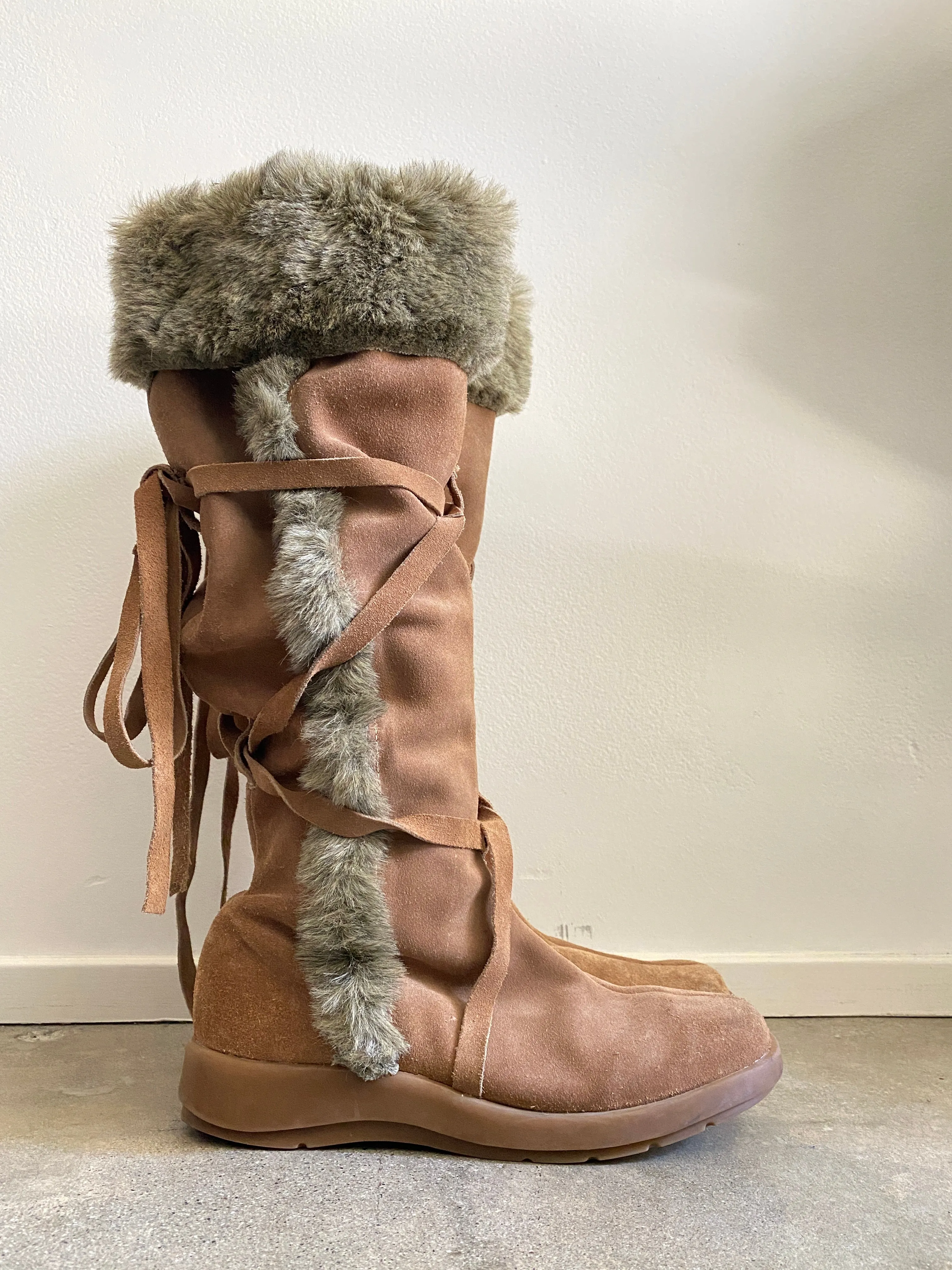 Adidas Make Your Own Shoe 00's Suede Furry Fairycire Boots