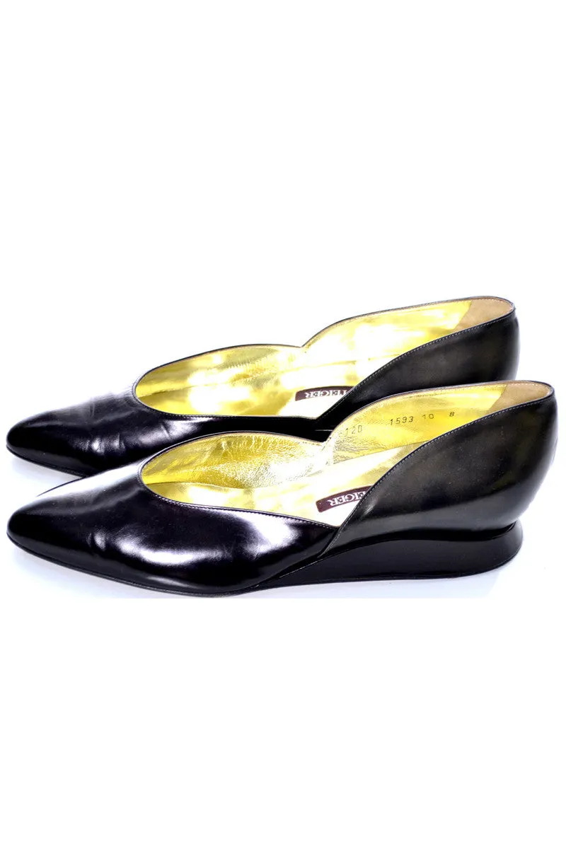 Asics Shoe Guarantee 10B Walter Steiger Two Toned Vintage Shoes Handmade in Italy