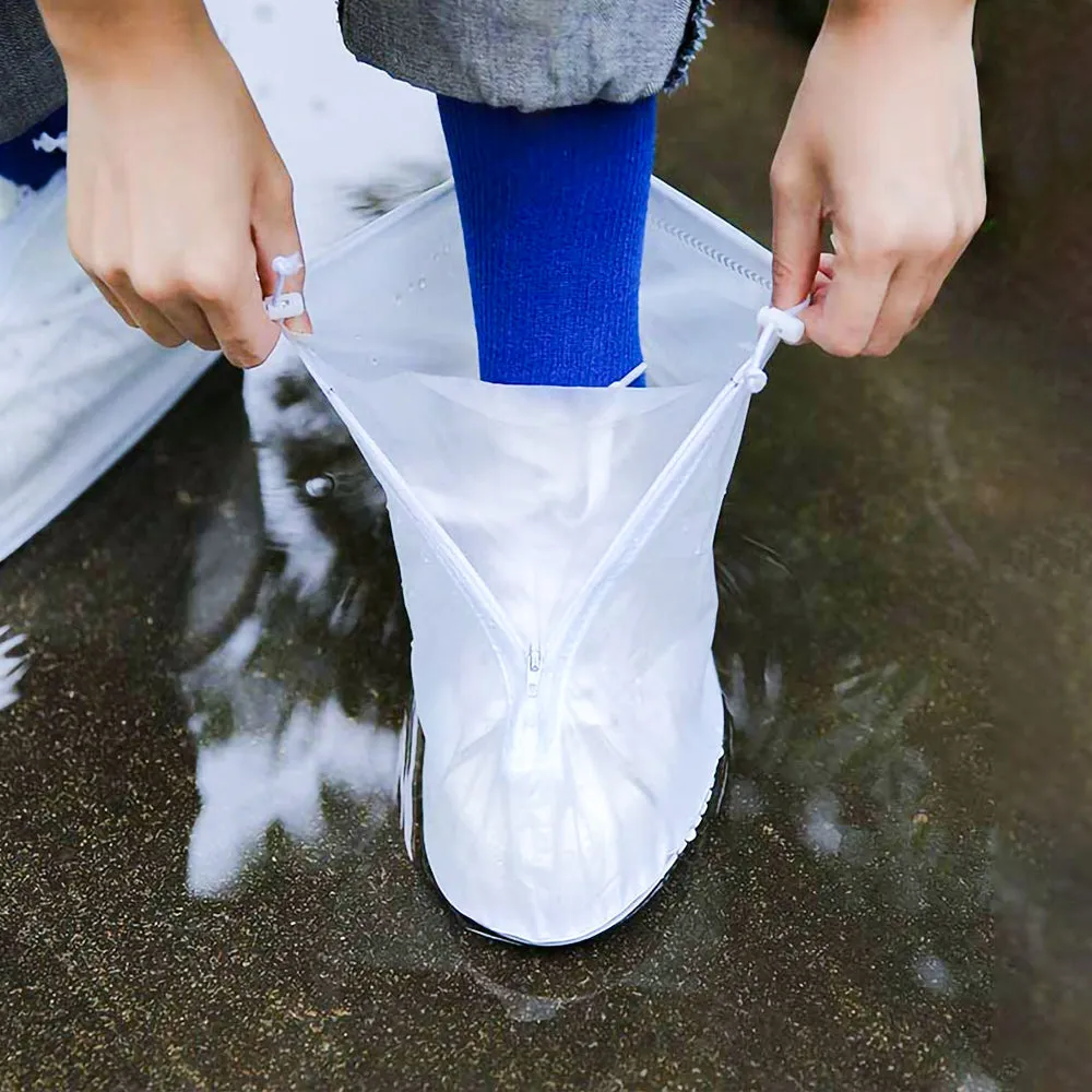 2 Pcs Waterproof Reusable Shoes Cover - Keep Your Shoes Dry and Clean! Asics Gel Cumulus 19 Running Shoes