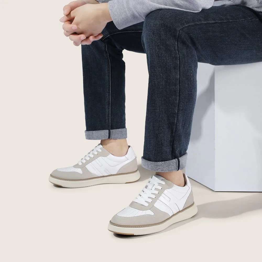 Asics Trail Scout 3 Running Shoe 6 CM/ 2.36 Inches CMR CHAMARIPA Off White Elevator Sports Shoes - Men's Cowhide Leather Casual Shoes