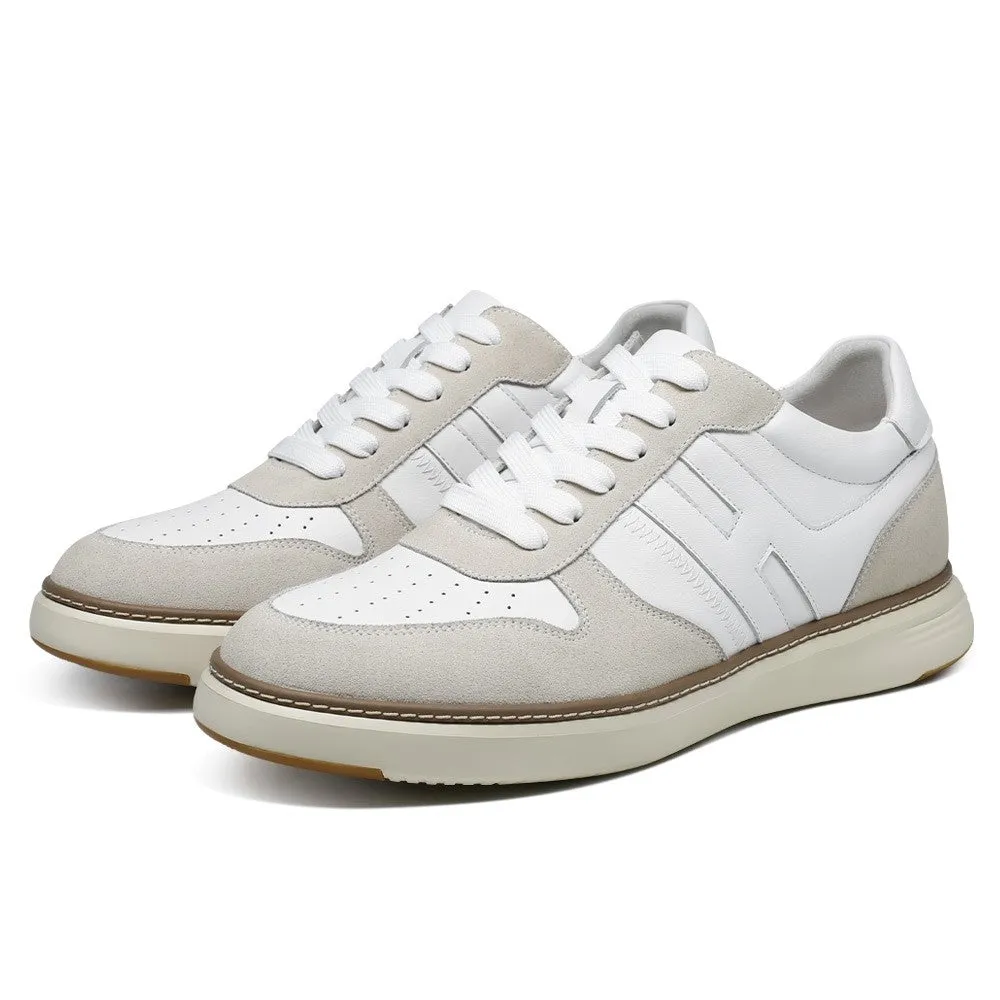 6 CM/ 2.36 Inches CMR CHAMARIPA Off White Elevator Sports Shoes - Men's Cowhide Leather Casual Shoes Asics Gel Venture 7 Running Shoe