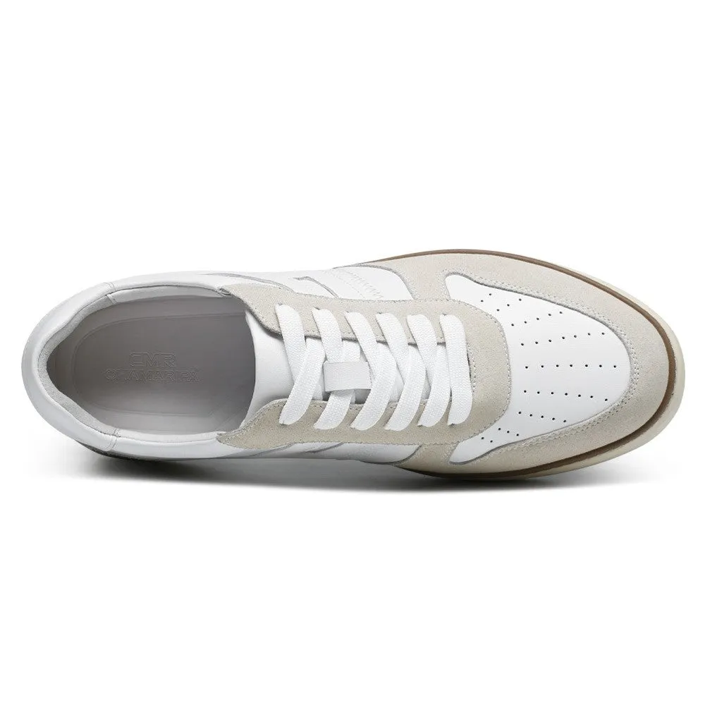 6 CM/ 2.36 Inches CMR CHAMARIPA Off White Elevator Sports Shoes - Men's Cowhide Leather Casual Shoes Asics Running Shoes Lineup