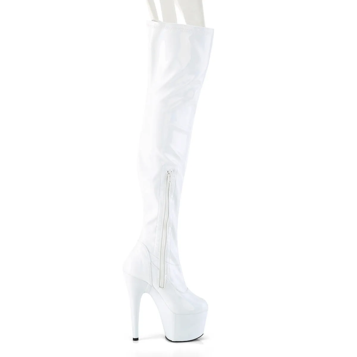 Best Support Work Boots 7 Inch Heel ADORE-3000HWR White Holographic