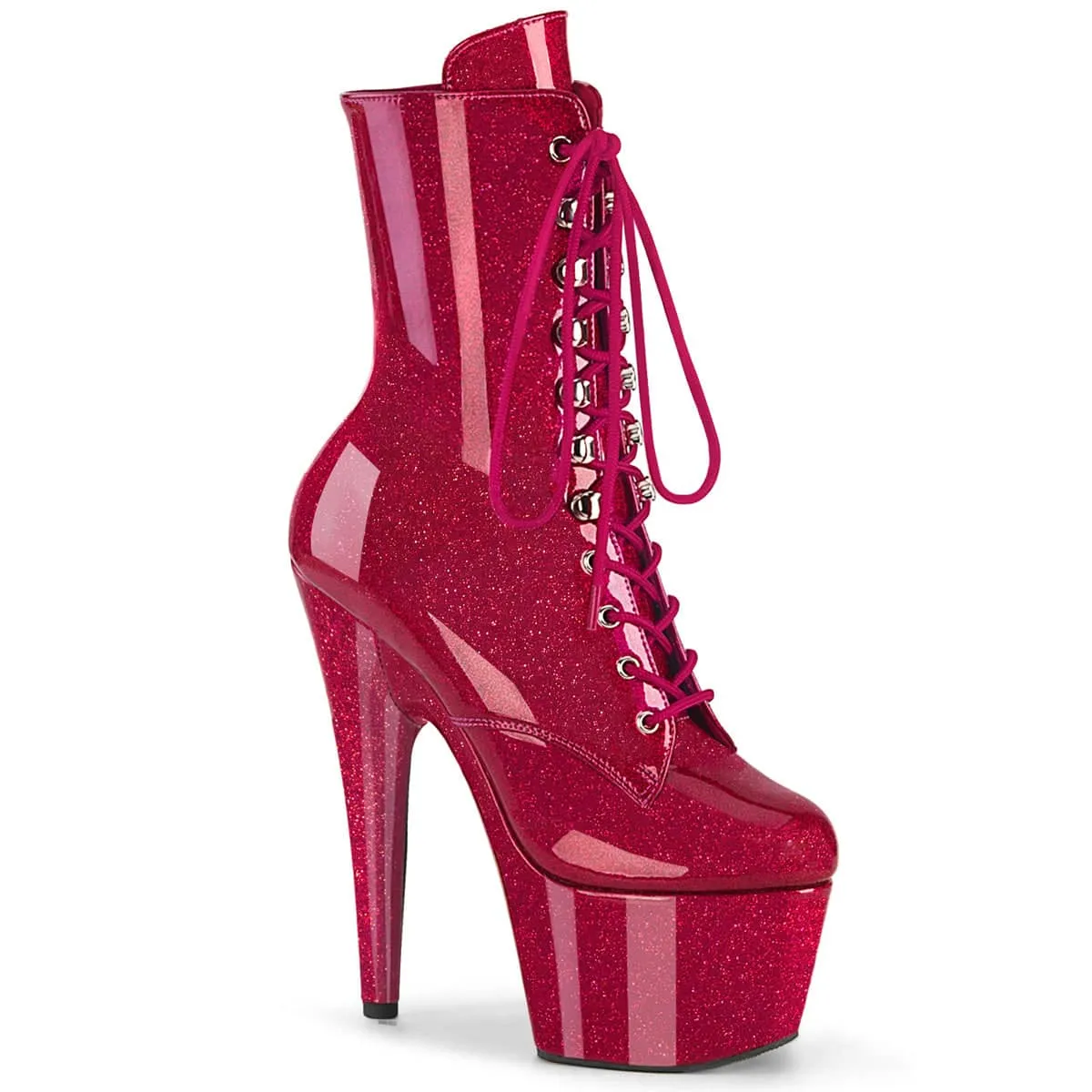 Adidas Shoes Mid ADORE-1020GP Fuchsia Glitter Calf High Boots