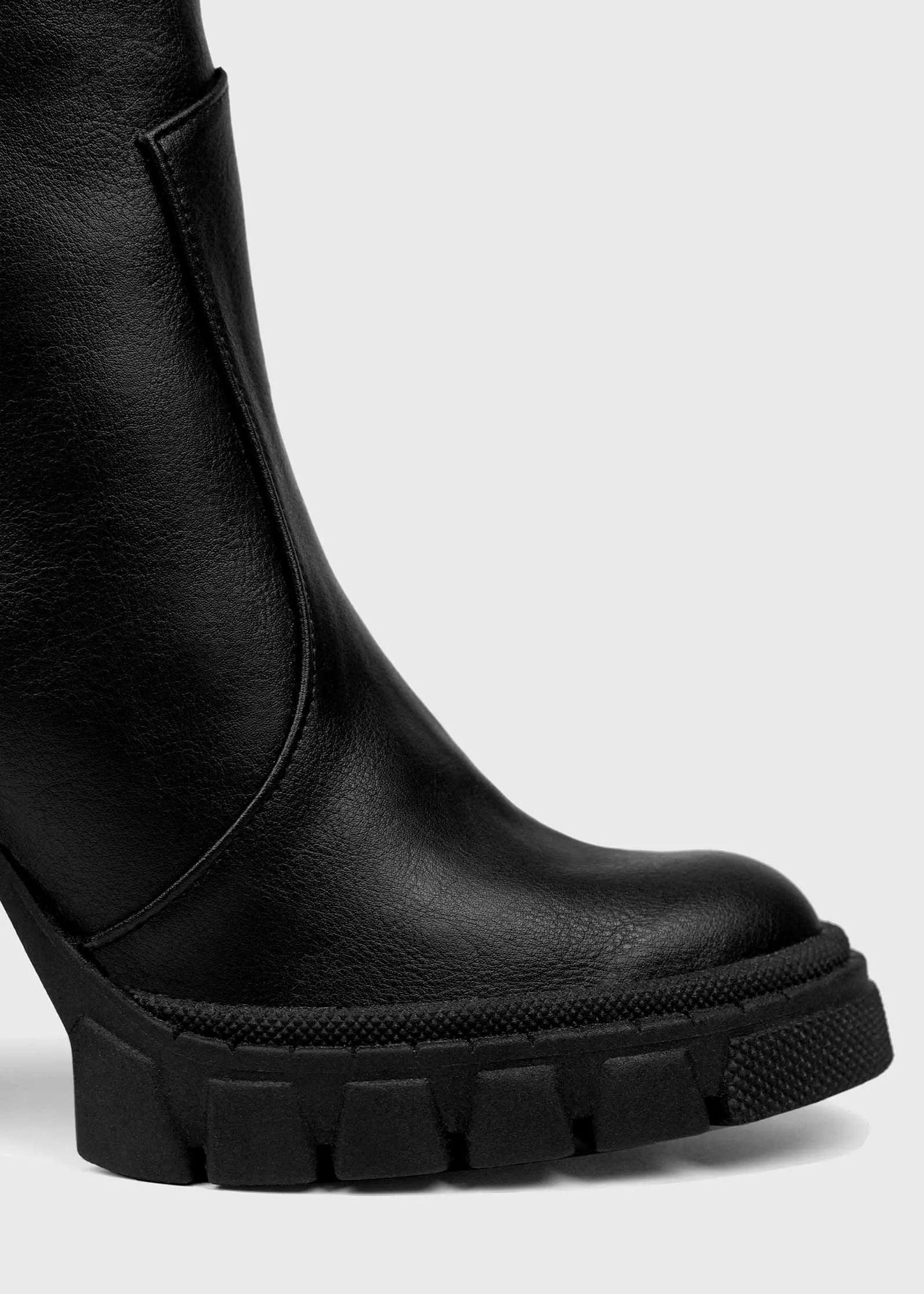 Adidas Shoes Platform Ritual Boots Black Vegea leather ankle boots