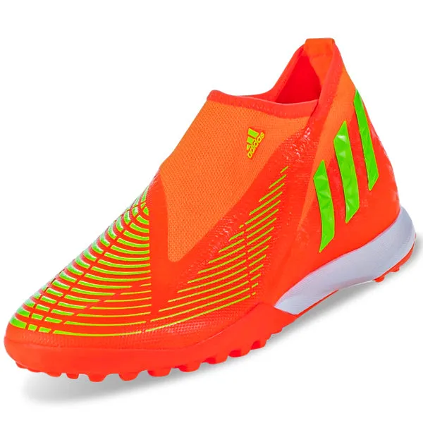 Adidas Shoes Volleyball adidas Predator Edge.3 LL Turf Soccer Shoes (Solar Red/Solar Green)