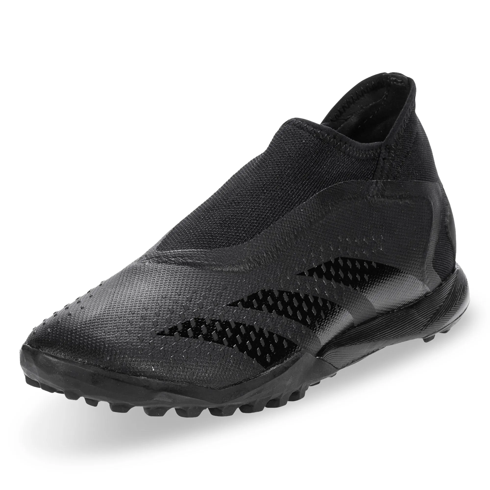 adidas Predator Accuracy.3 Laceless Turf Soccer Shoes (Core Black) Adidas Shoes Mid