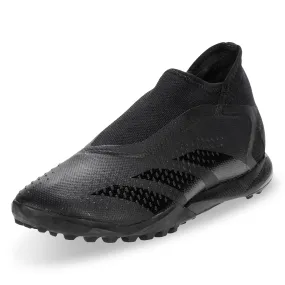 Adidas T Mac Shoes adidas Predator Accuracy.3 Laceless Turf Soccer Shoes (Core Black)