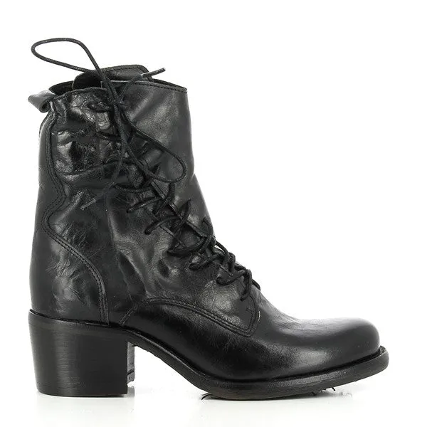 Felmini B942 Black Lace-Up Boots Adidas Camo Shoes