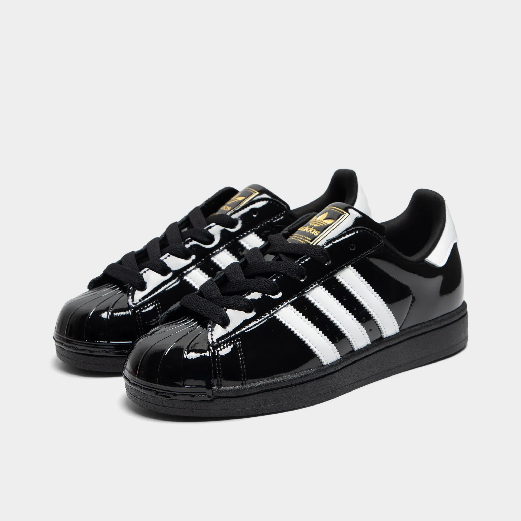 adidas Women's Superstar II Core Black / White - Gold Metallic Adipure Adidas Golf Shoes