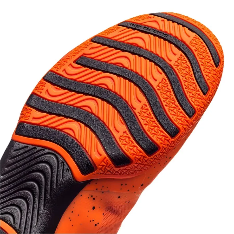Fashion Sneaker Adidas Shoes adidas X 15.1 Court Indoor Soccer Shoes - Solar Orange/White/Black