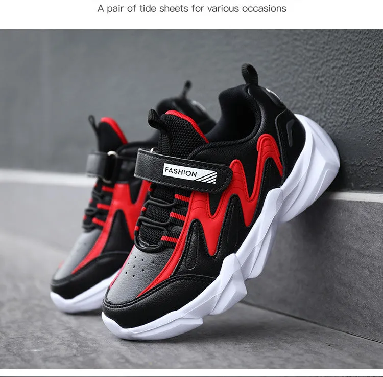 Asics Gel-nimbus 27 Running Shoes Review Kids Hook-and-loop Fastener Strap Chunky Sneakers- FDs