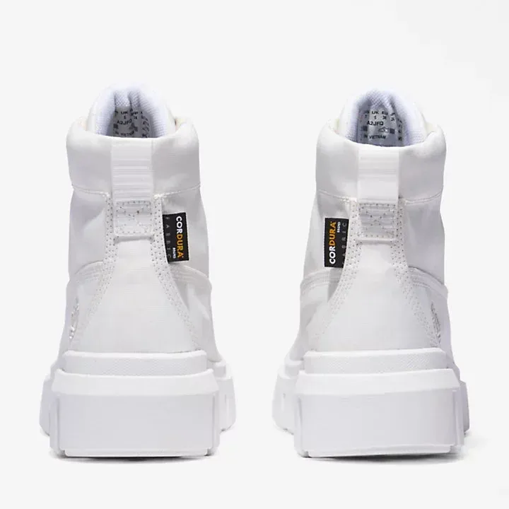 TIMBERLAND | WOMEN'S BOOTS | GREYFIELD FABRIC BOOT WHITE | WHITE Best Work Boot Brands