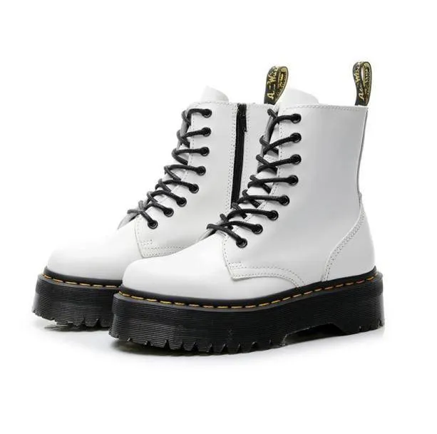 Aesthetic Chunky Boots Adidas Ozelia Shoes