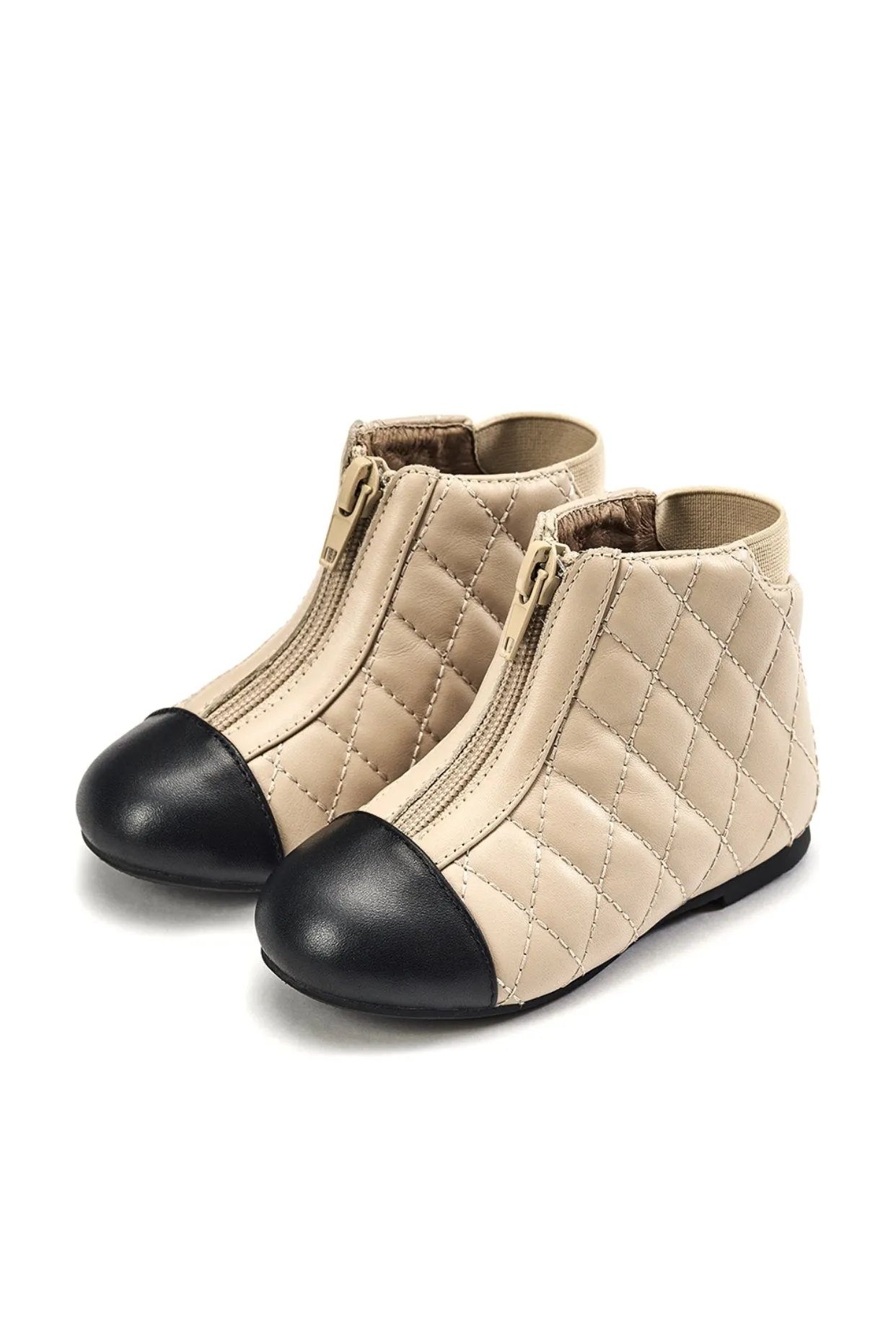 Age of Innocence Nicole boots in Beige/Black Adidas Ballet Shoes