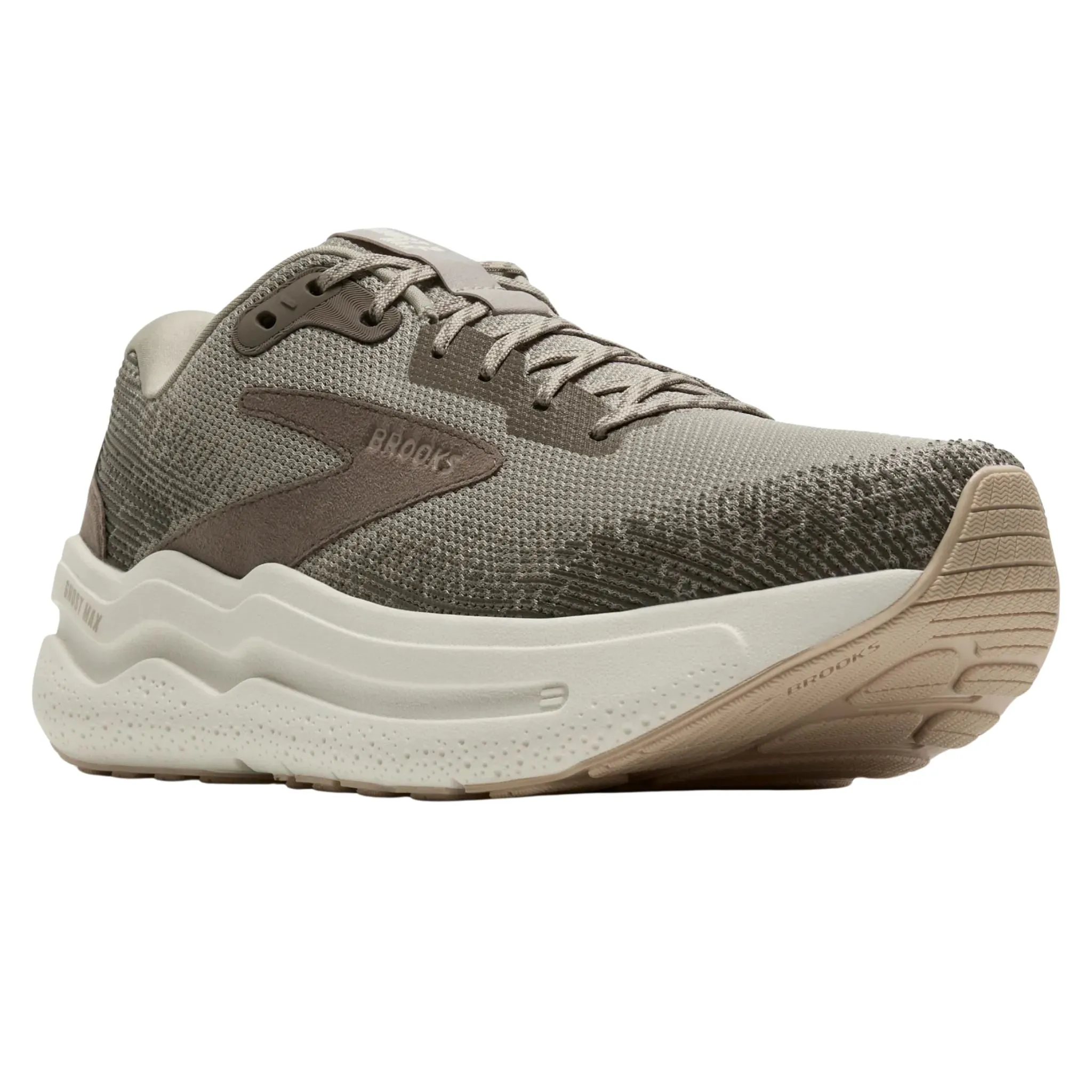 Brooks Men's 110431 240 Ghost Max 2 London Fog Falcon Coconut Cushion Neutral Running Shoes Asics Vb Shoes