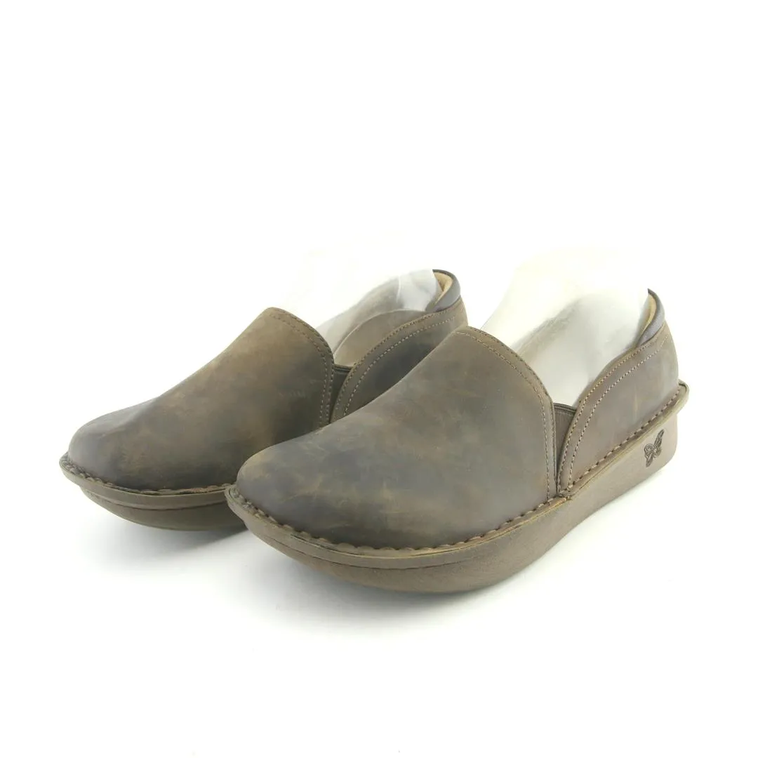 Orthopedic Business Casual Shoes ALEGRIA DEBRA BLACK NAPPA