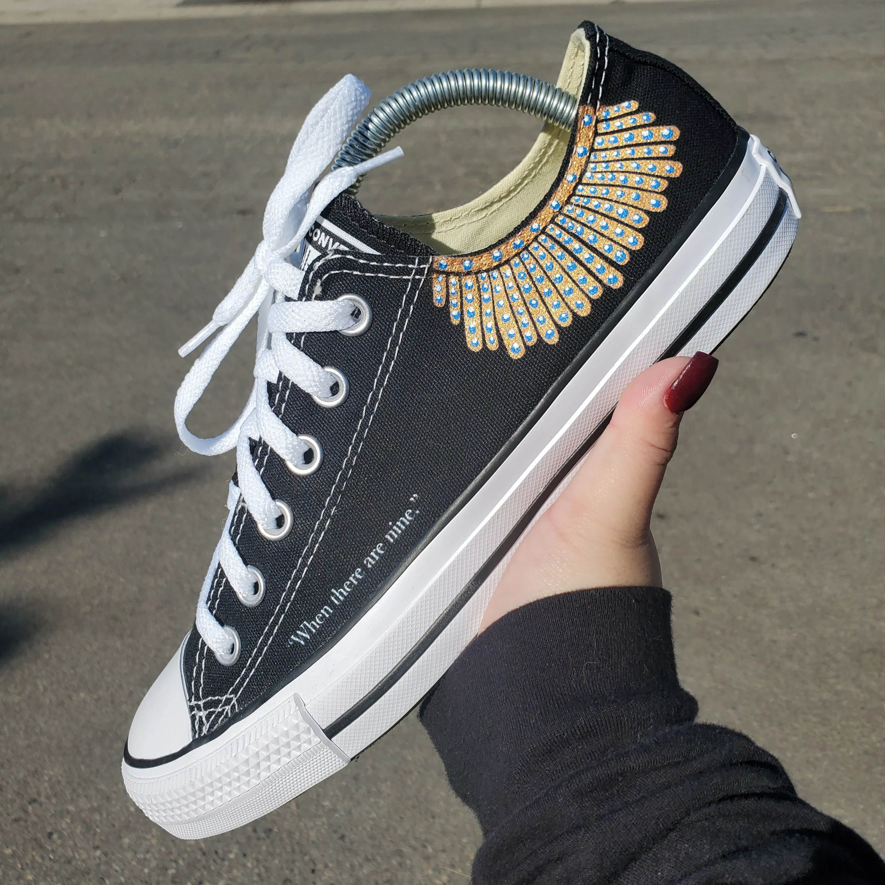 Top Rated Asics Running Shoes Supreme Court Justice Ruth Bader Ginsburg - Custom Converse Shoes