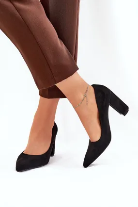 Block heel pumps Pole High Heels