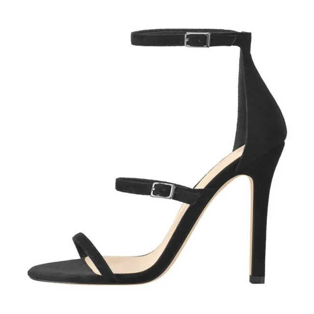 Ankle Strap Open Toe Thin High Heels Sandals Taos Guru Sandals