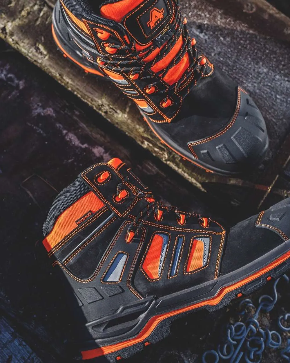 Moc Toe Work Boots Amblers Safety Mens AS971C Radiant Safety Boots