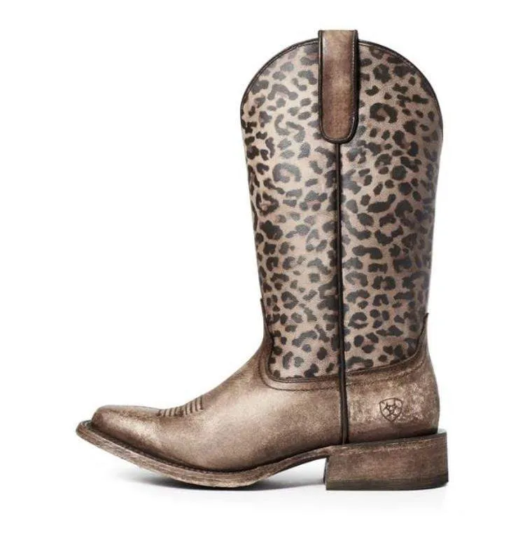 Ariat Leopard Print Circuit Savanna Naturally Distressed Ladies Boots Adidas Subzone Shoes