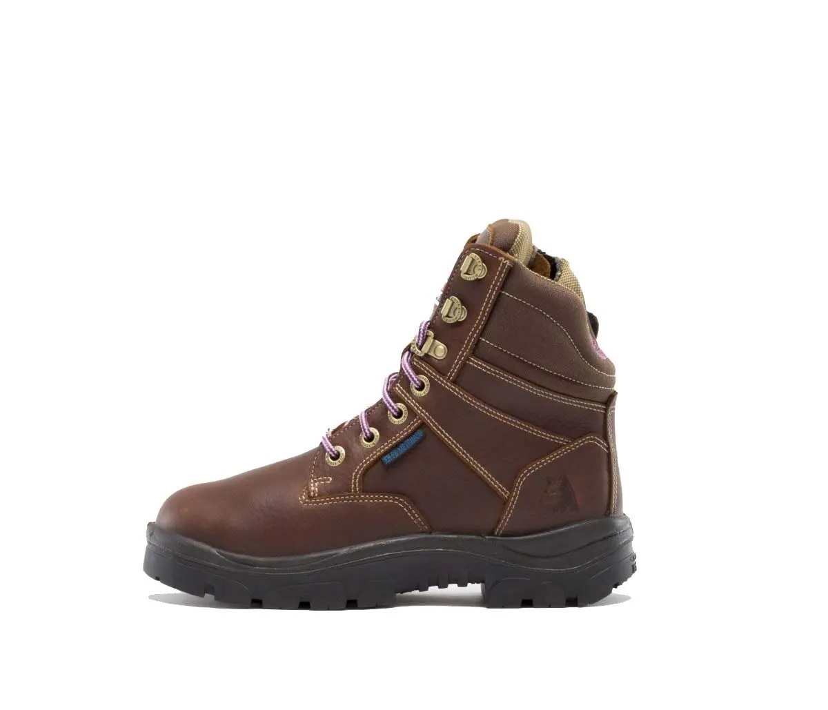 Steel Blue Southern Cross Zip Ladies Met / PR Midsole Work Boots - Steel Toe Cowboy Work Boots Composite Toe