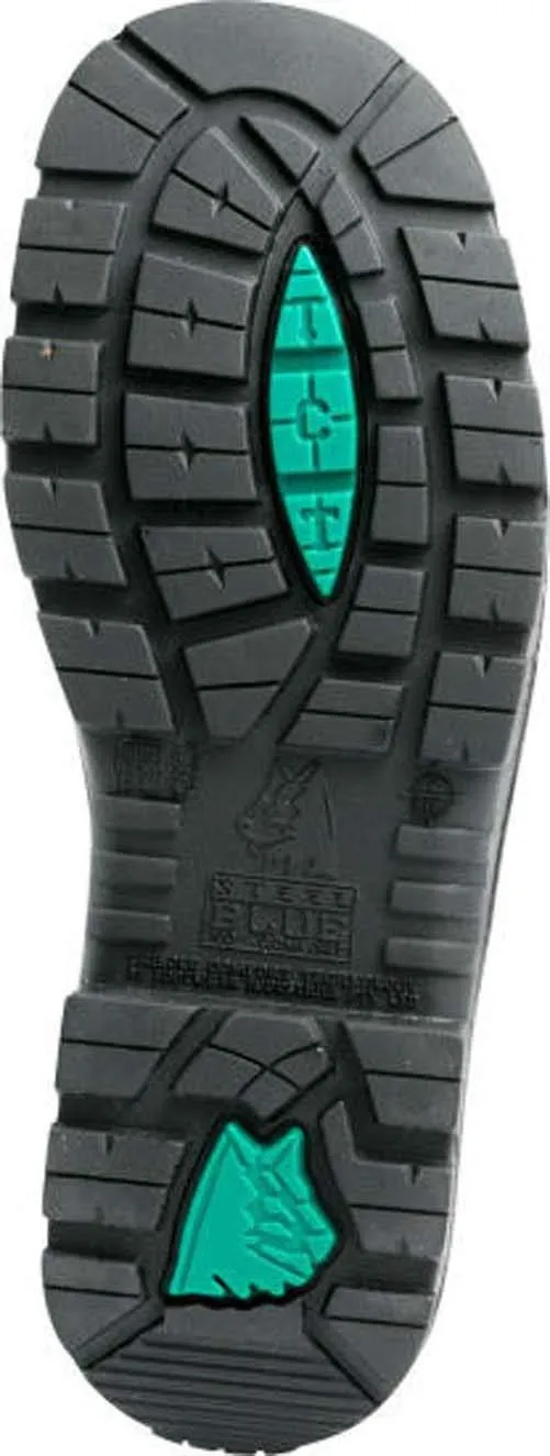 Waterproof Boots For Work Steel Blue Southern Cross Zip Ladies Met / PR Midsole Work Boots - Steel Toe