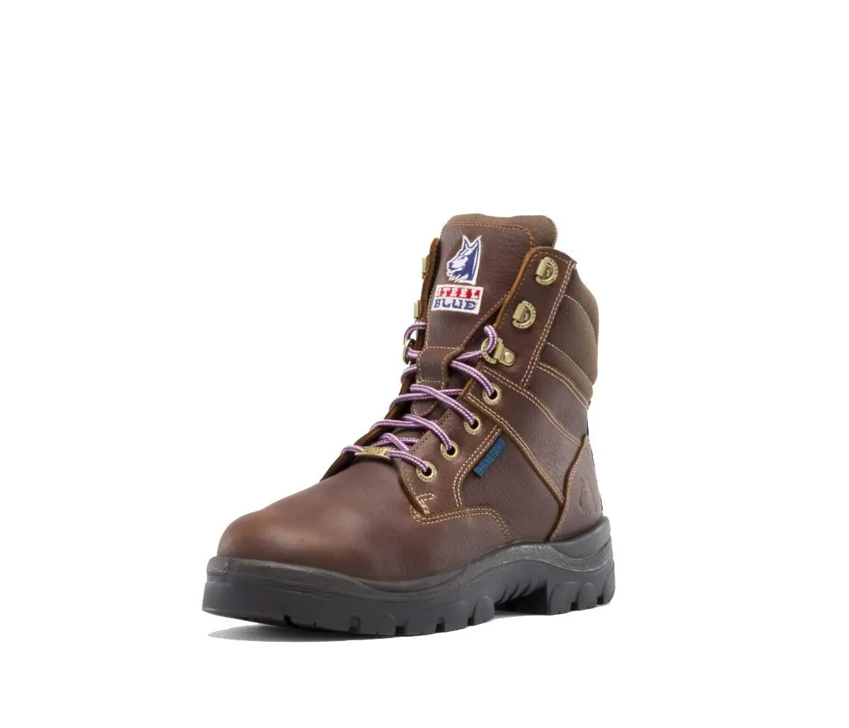 Flame Resistant Work Boots Steel Blue Southern Cross Zip Ladies Met / PR Midsole Work Boots - Steel Toe