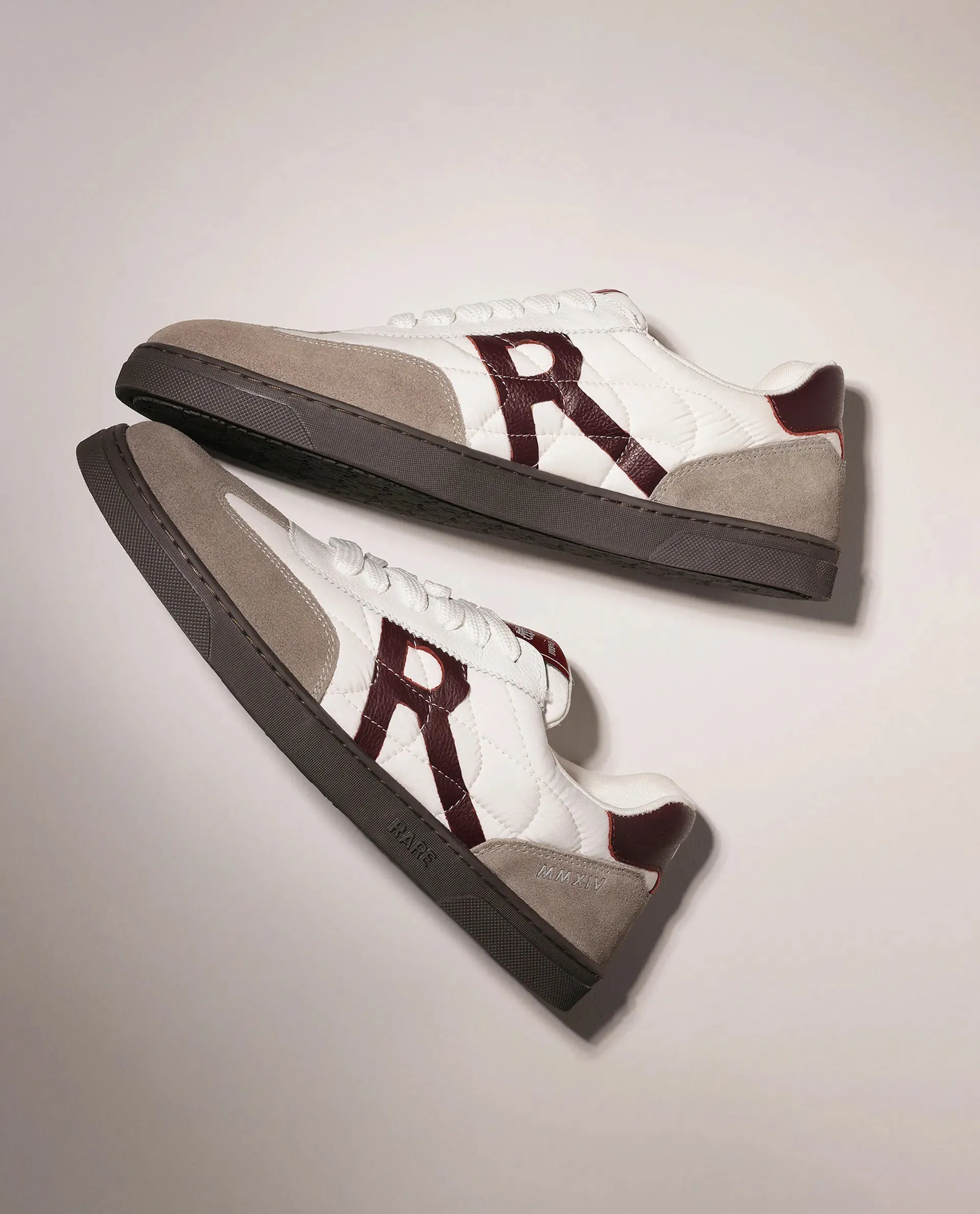 Rare Rabbit Men Atlas White Lace-Up Shoes Asics Shoes For Volleyball