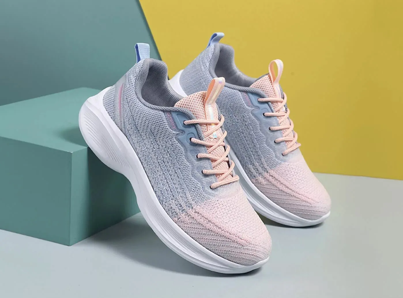 Asics Shoes Standing All Day FitVille Women's Lightweight Breathable Flying Weave Running Shoes