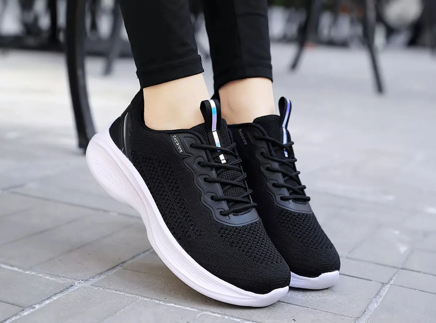 Best Asics Gel Walking Shoes FitVille Women's Lightweight Breathable Flying Weave Running Shoes