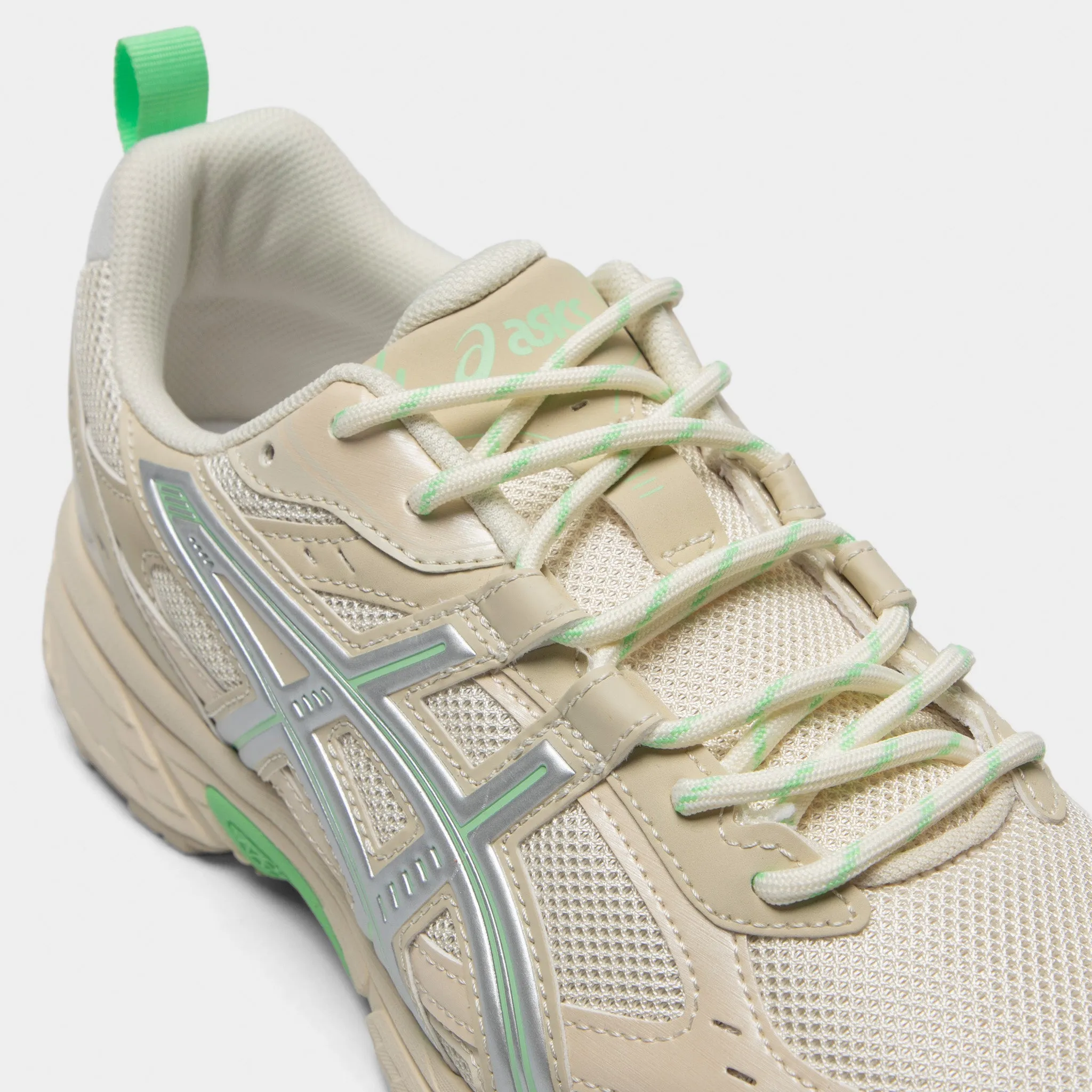 ASICS Gel-NUNOBIKI Cream / Green Asics High Top Running Shoes
