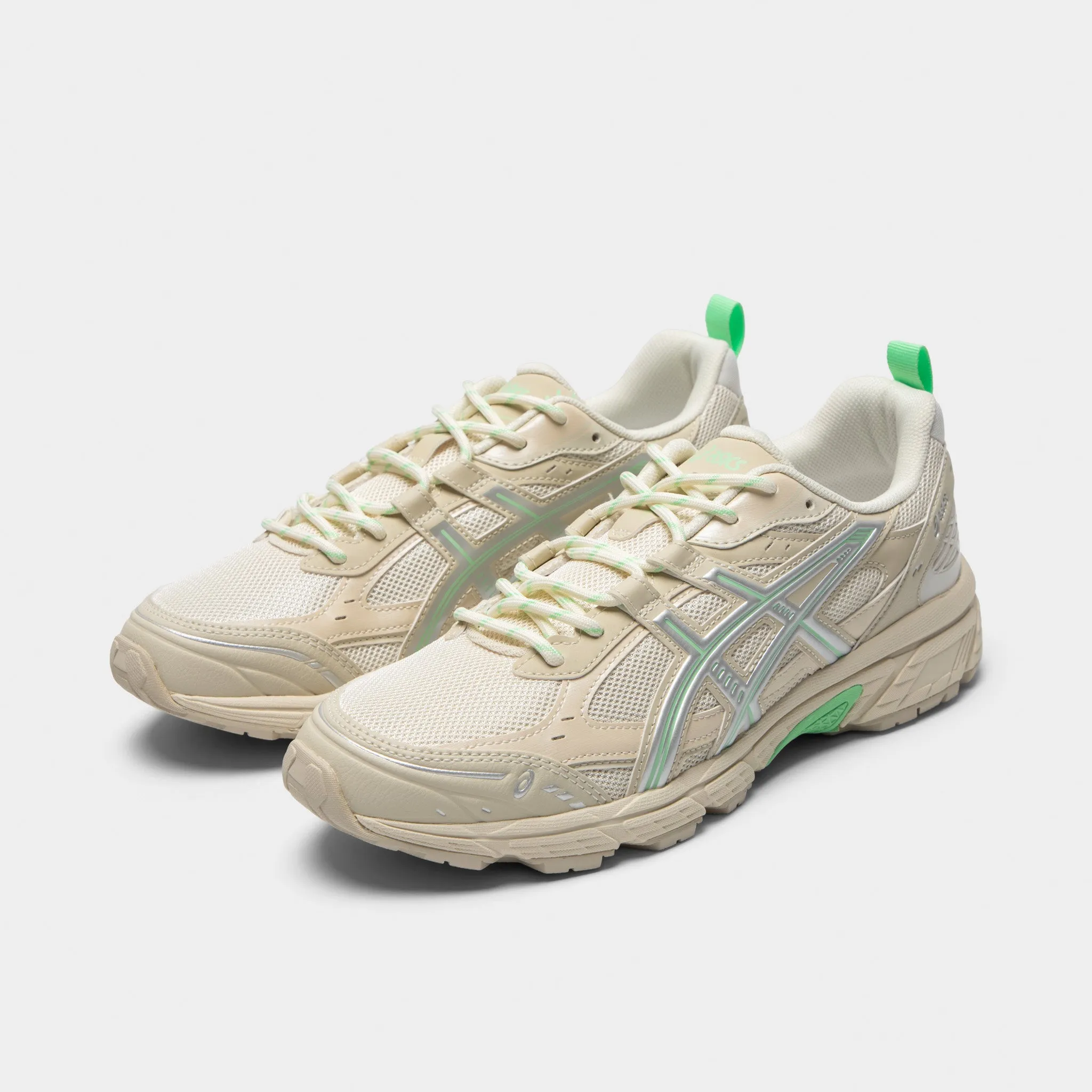 ASICS Gel-NUNOBIKI Cream / Green Asics Sole Running Shoes