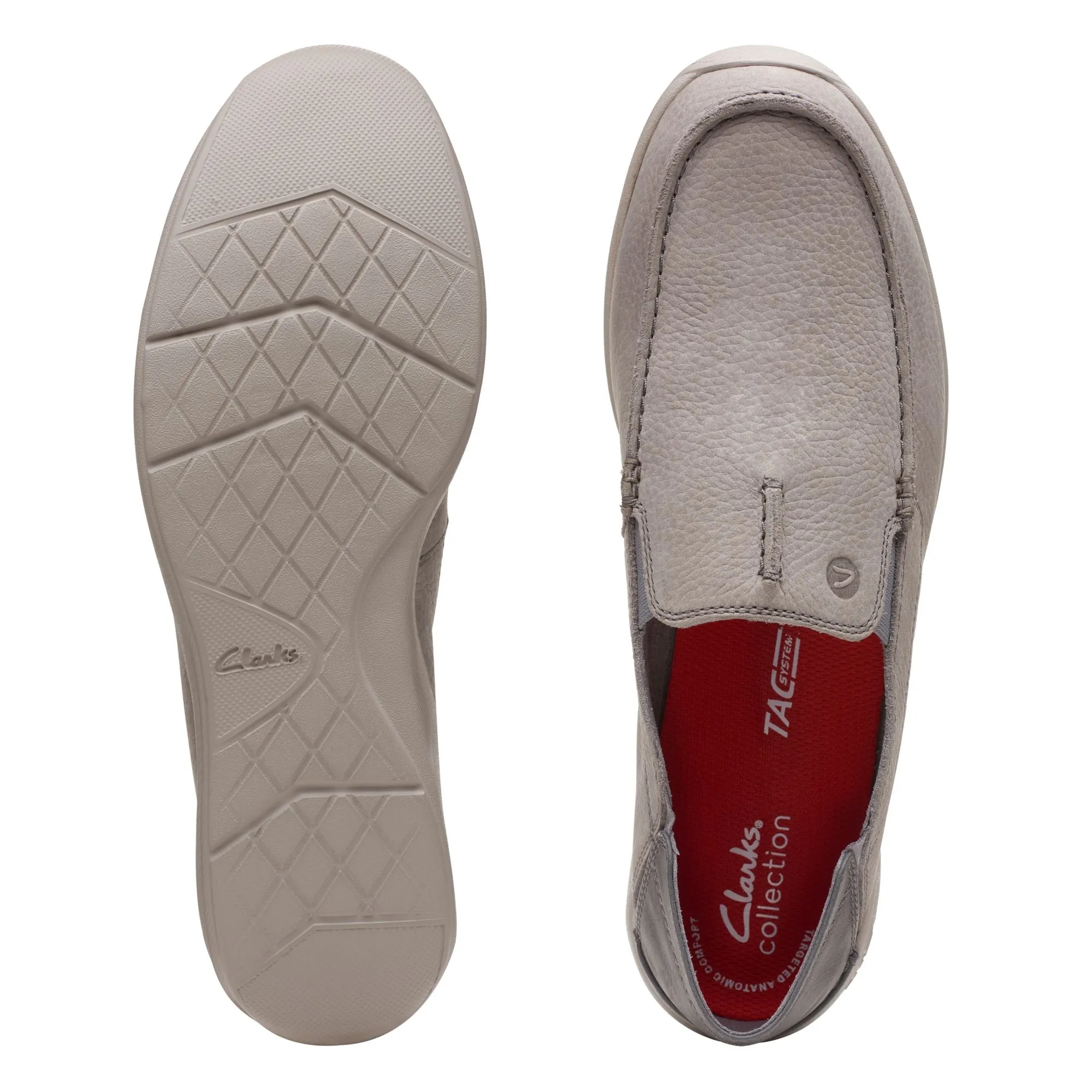 Clarks Men's Gorwin Step - Light Grey Nubuck Asics Court Ff 3 Novak Tennis Shoes