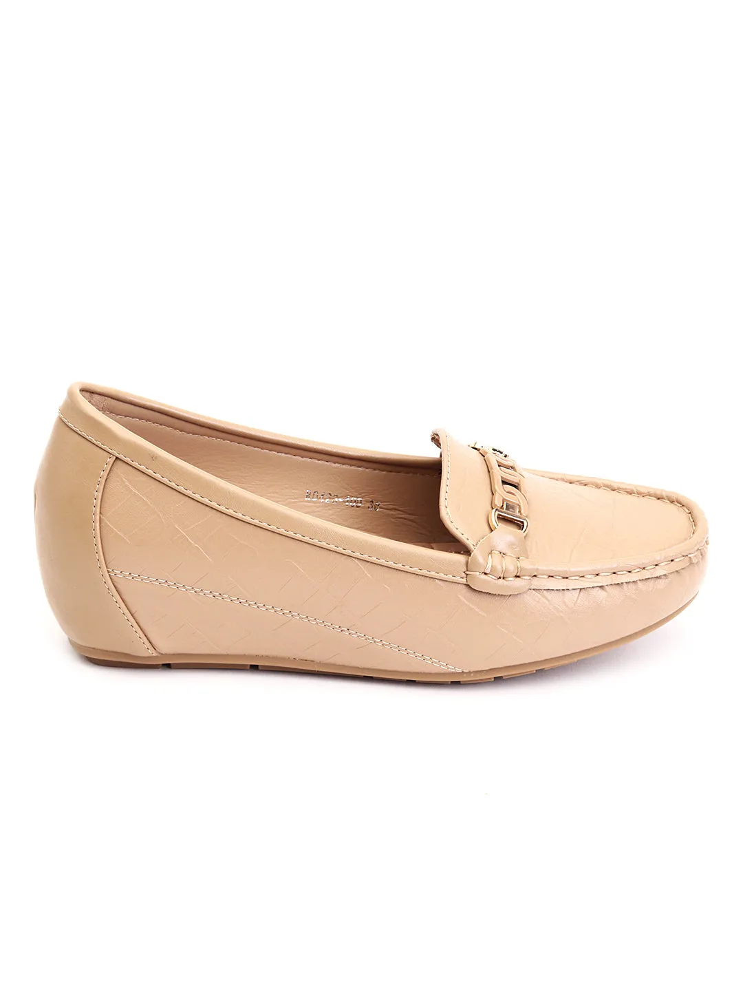 Delco Casual Elegance Lift Gold Glitter Shoes Flats