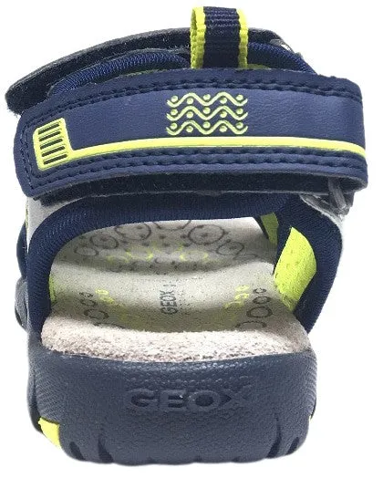 Asics Gel-quantum 360 4 Running Shoes Geox Boy's Pianeta Navy & Lime Single Hook and Loop Strap Open Toe Sandal