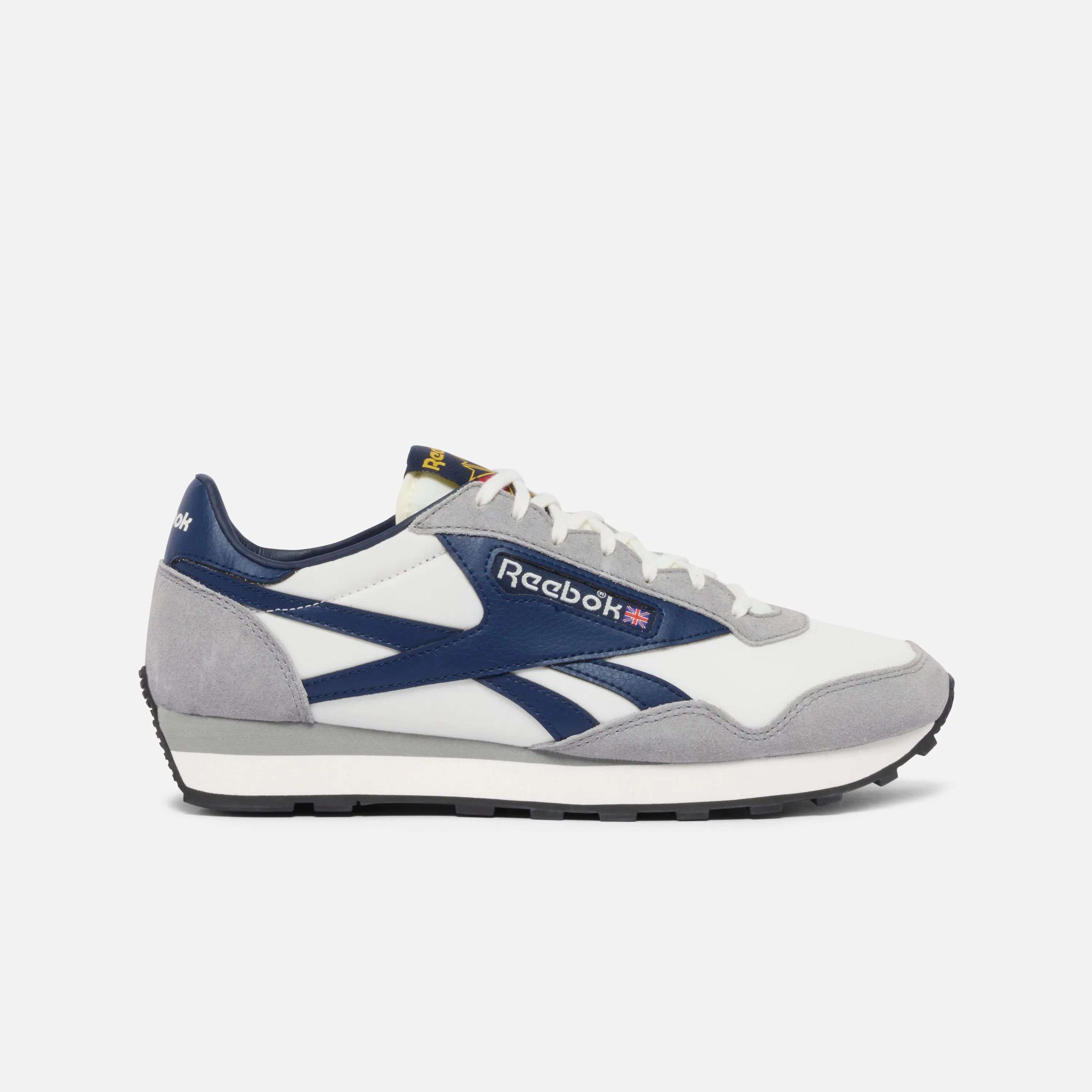 Aztec Ii Grey 3/Chalk/Vector Navy Asics Wide Width Shoes