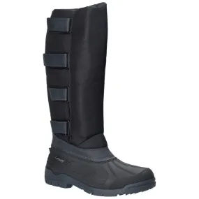 90 Degree Block Heel Work Boots Cotswold Kemble Short Wellies Womens