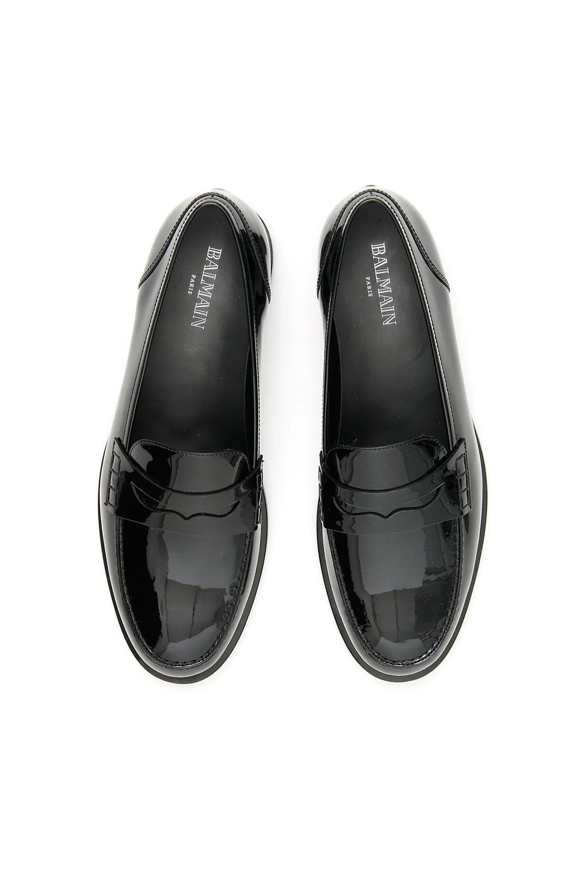 Loafers Monolith Balmain Mirror-Effect Loafers