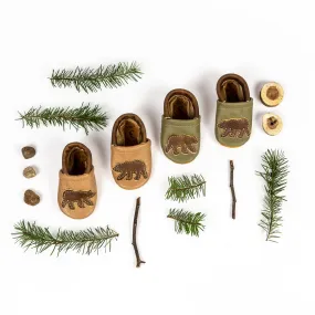 Bear on Oat & Lichen Leather Shoes  Baby and Toddler High Heels Sale Online