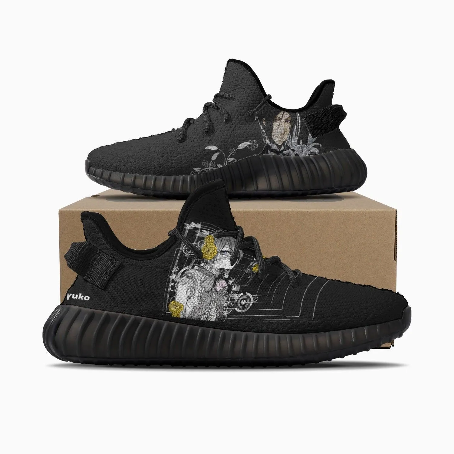 Comparable To Asics Nimbus Black Butler Ciel Phantomhive YZ Anime Shoes