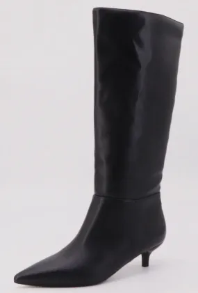 Black Kitten Heel Boots Teyana Taylor Adidas Shoes