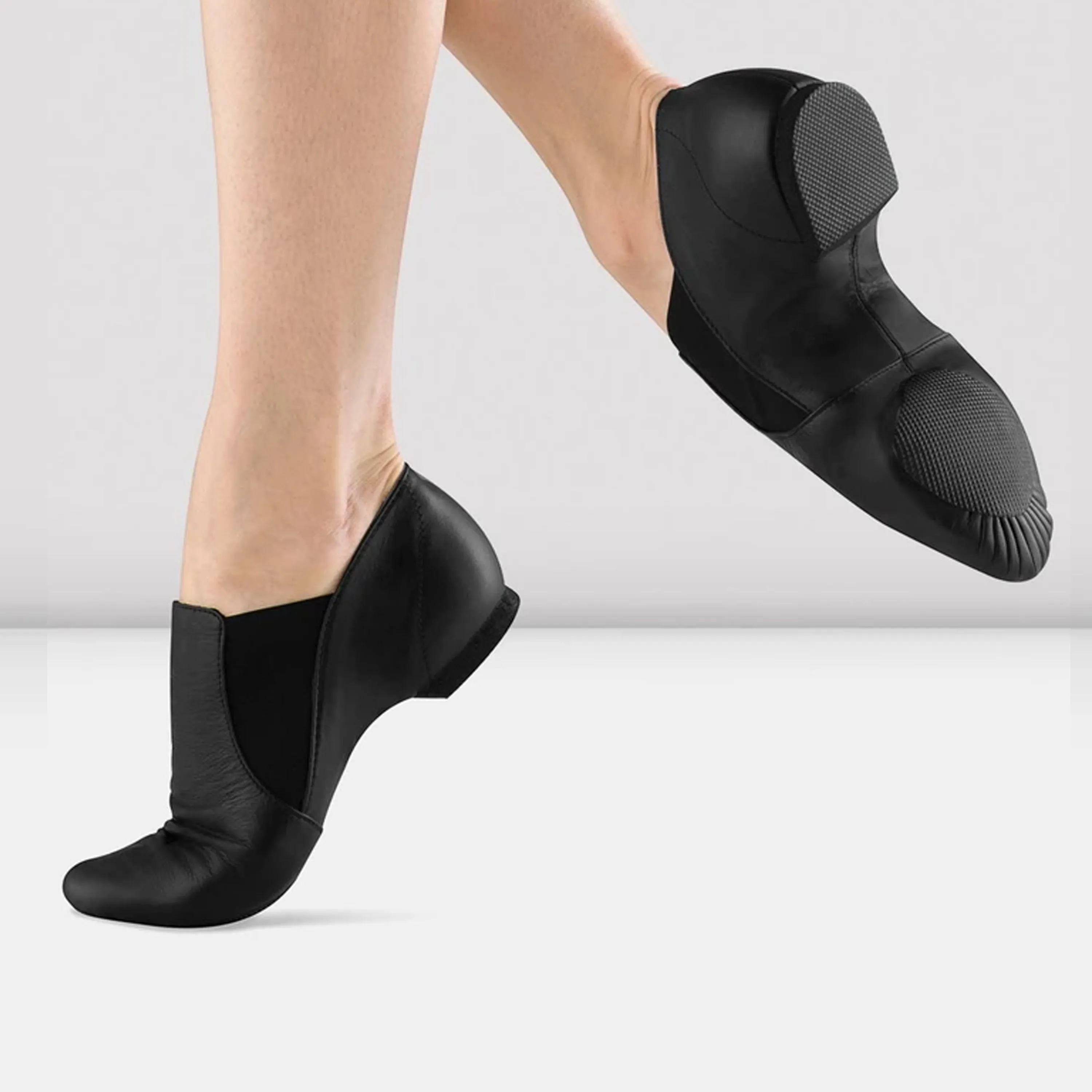 Jamaica Shoes Adidas Bloch S0499L Ladies Elasta Bootie Slip-On Jazz Boot