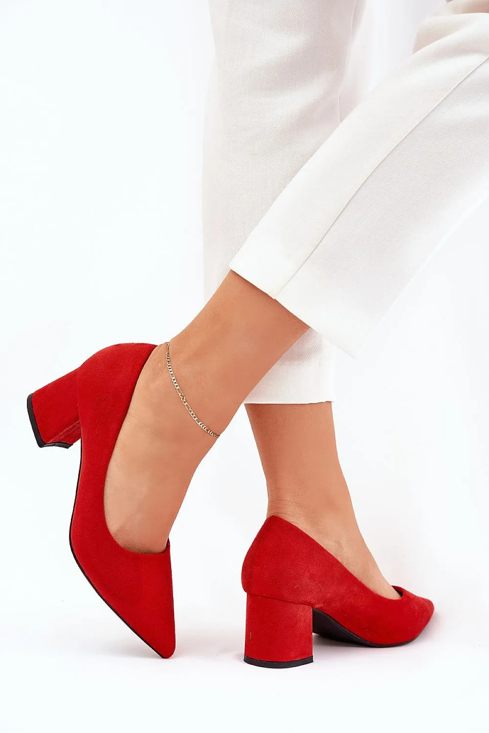 Block heel pumps Open Toed High Heels
