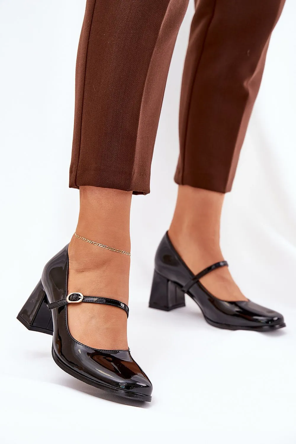 High Heels Por Block heel pumps