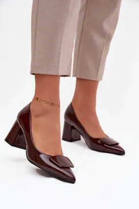 Block heel pumps Driving A Truck With My High Heels On