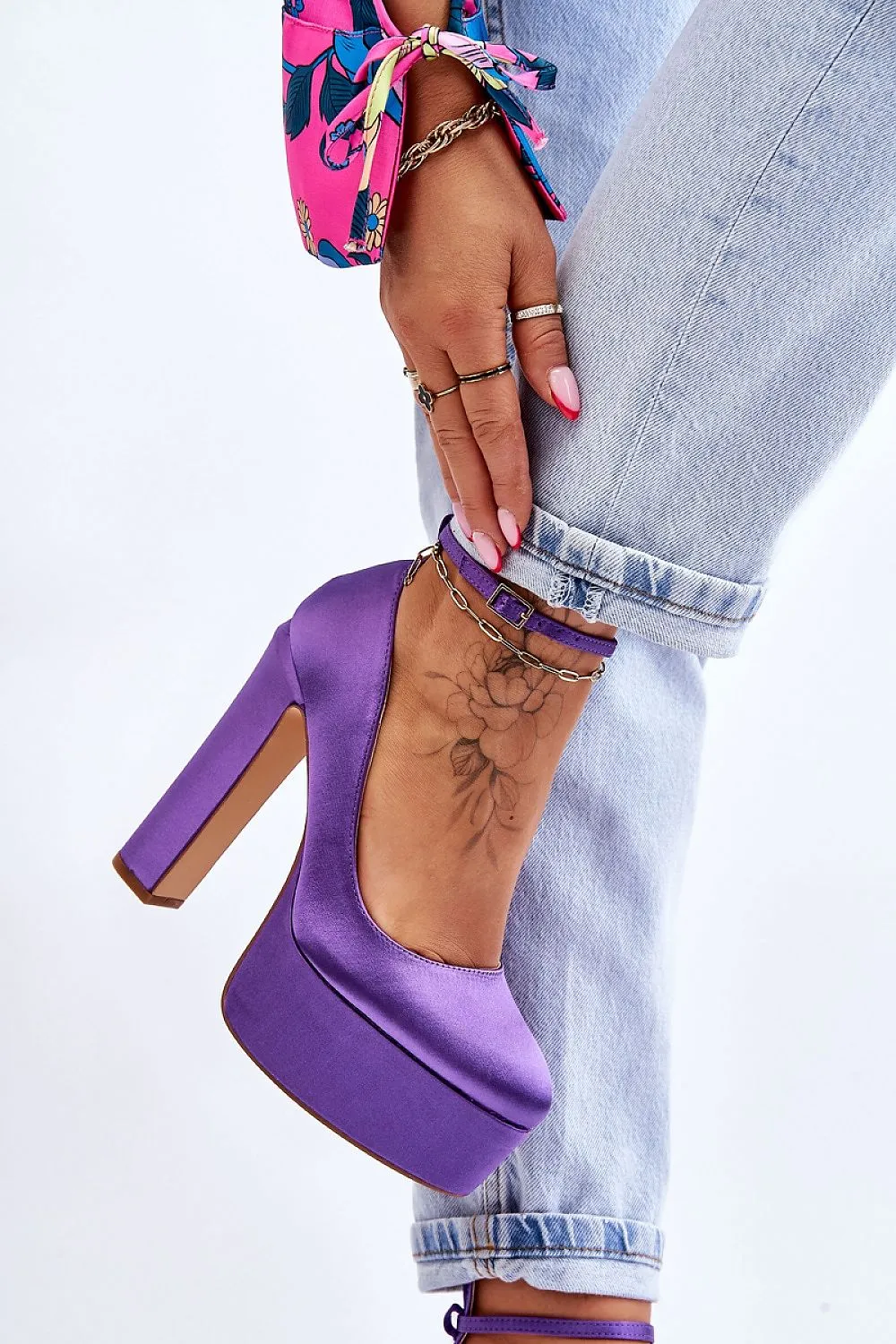 High Heels And Jeans Block heel pumps